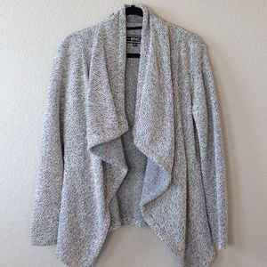 BNCI by Blanc Noir Open front cardigan sweater twill